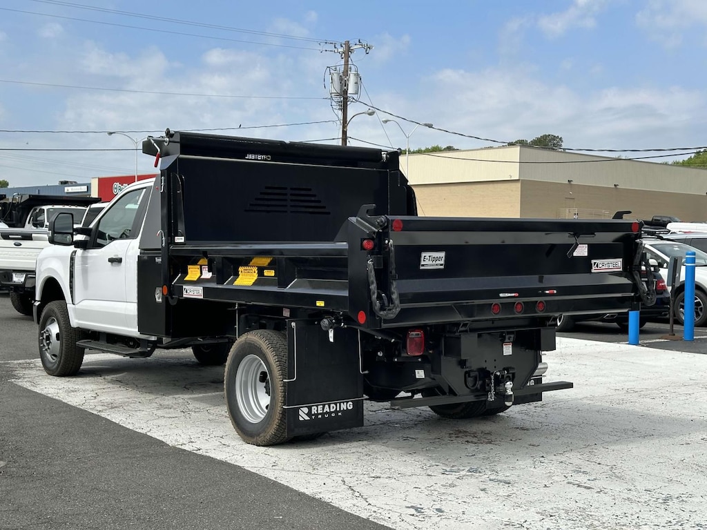 New 2024 Ford F-350 XL Regular Cab 4x4 9 Dump w/ Drop Sides & I Pack Dump