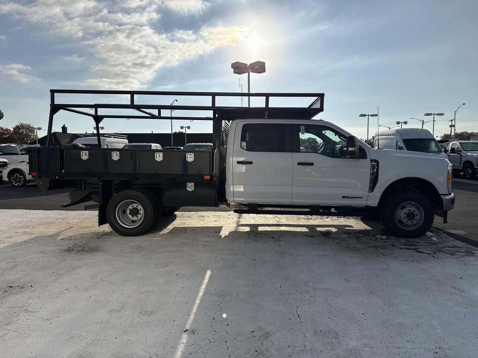 New 2026 Ford F-350 XL Crew Cab 4x4 w/ 10 Contractors Flatbed Flatbed