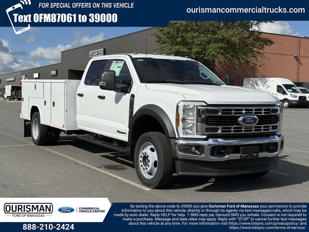 New 2025 Ford F-450 XL Crew Cab 4x4 W/ 11 Foot Reading Service Body Service