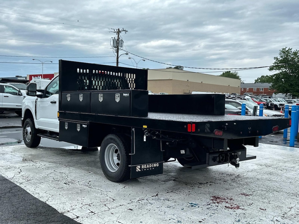 New 2024 Ford F-350 XL Regular Cab 4x4 w/ 12 Contractors Flatbed Flatbed