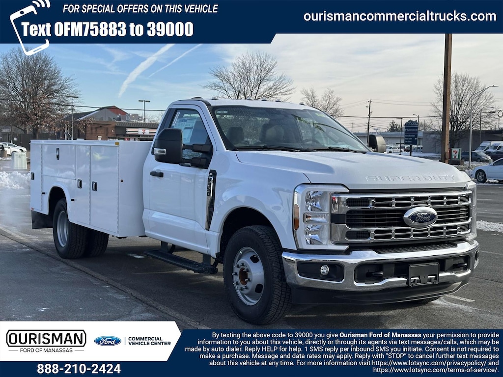 New 2024 Ford F-350 XL Regular Cab 4x2 w/ 11 Service Body Service
