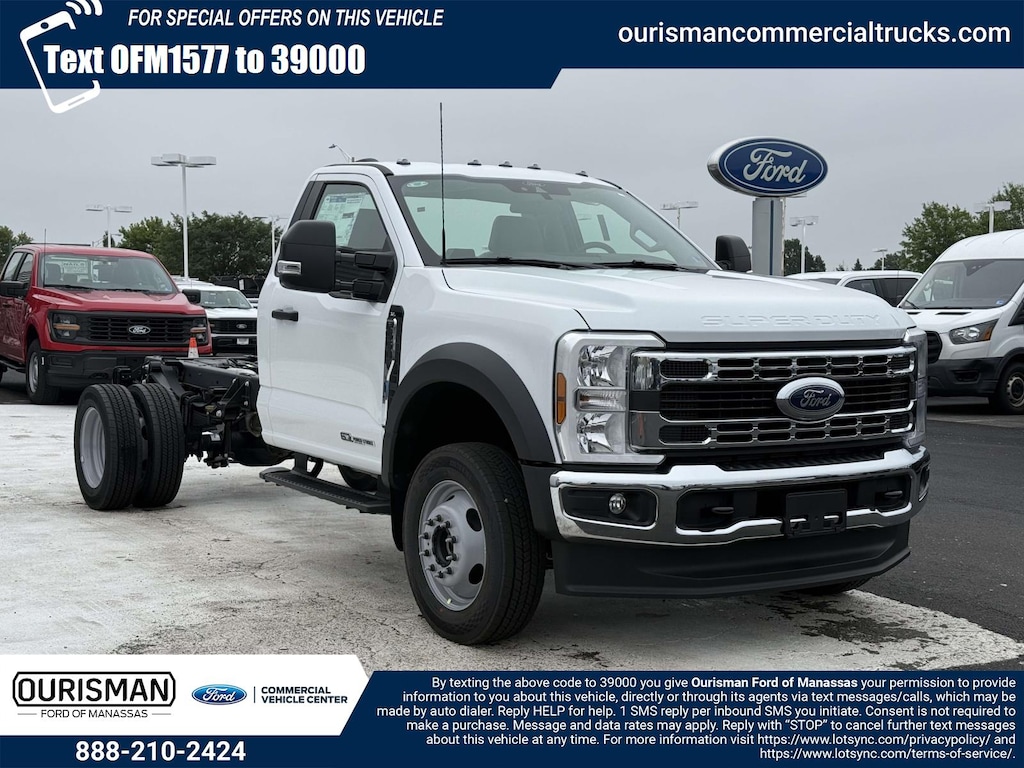 New 2026 Ford Super Duty F-550 DRW Regular Cab Chassis-Cab