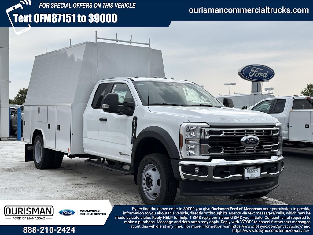 New 2026 Ford F-550 XL Super Cab 4x4 w/ 11 Enclosed Service Body Service
