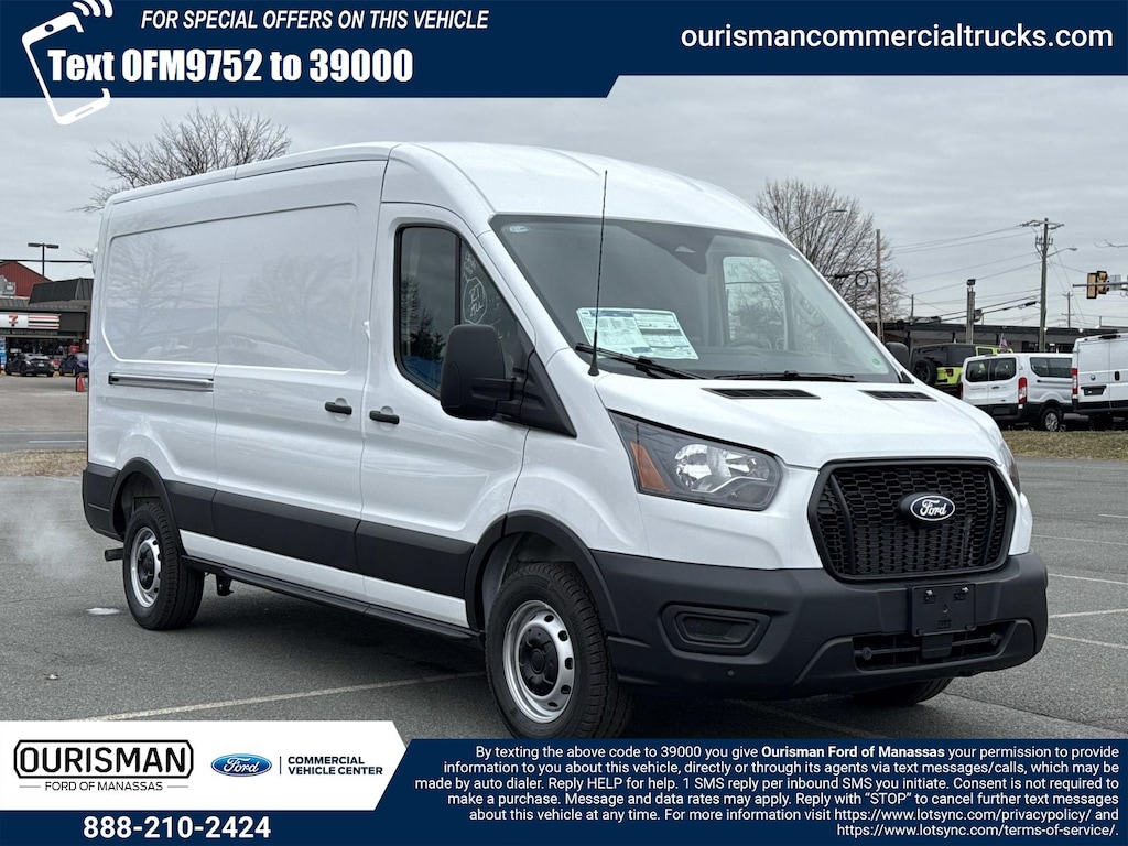 New 2026 Ford Transit -250 RWD Mid Roof Cargo Van 148 WB Van