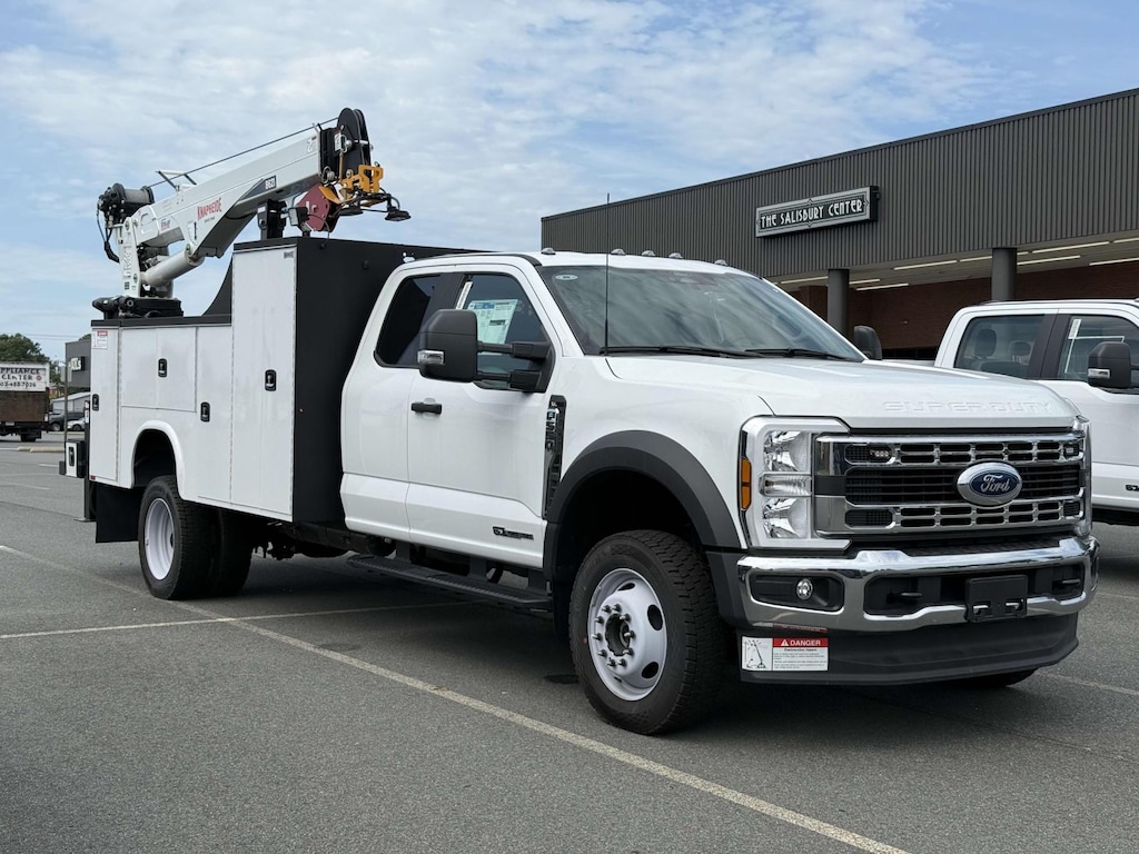 New 2024 Ford F-550 XL Super Cab 4x4 w/ 11 Mechanics Crane Body Crane