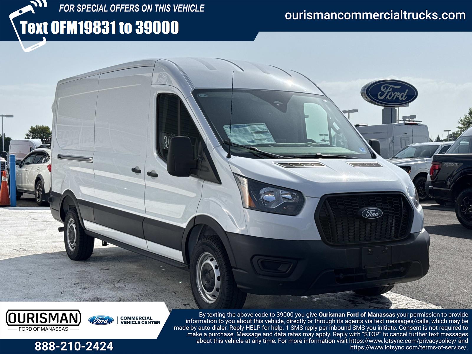 New 2026 Ford Transit -250 RWD Mid Roof Cargo Van 148 WB Van