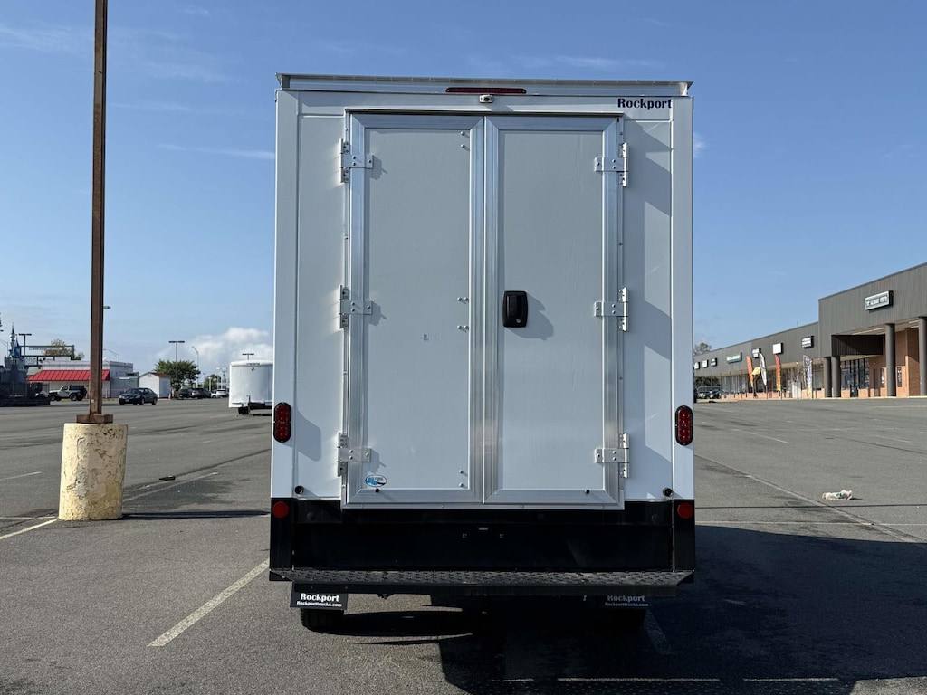 New 2024 Ford Transit-350 Cutaway RWD 10 Box w/ Rear Barn Doors Box