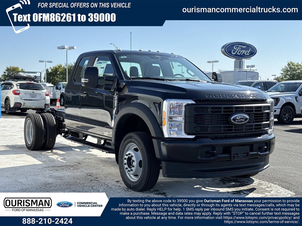 New 2026 Ford Super Duty F-550 DRW Extended Cab Chassis-Cab