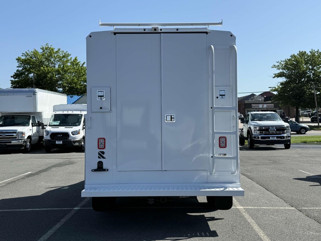 New 2025 Ford E-350 Cutaway 4x2 W/ 11 Reading Enclosed Service Body Service