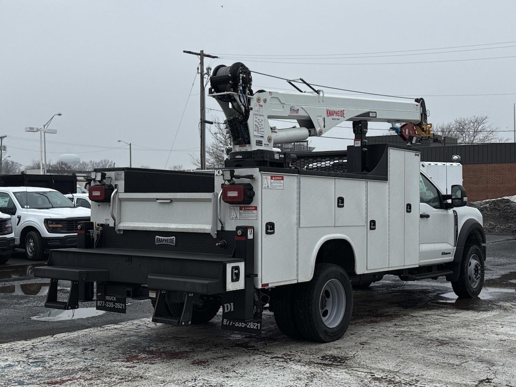 New 2026 Ford F-600 XL Regular Cab 4x4 W/ 11 Crane Body Crane