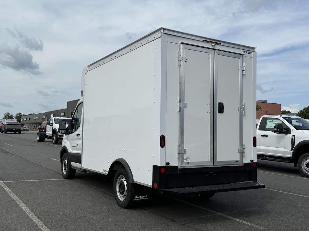 New 2024 Ford Transit-350 Cutaway RWD 10 Box w/ Rear Barn Doors Box