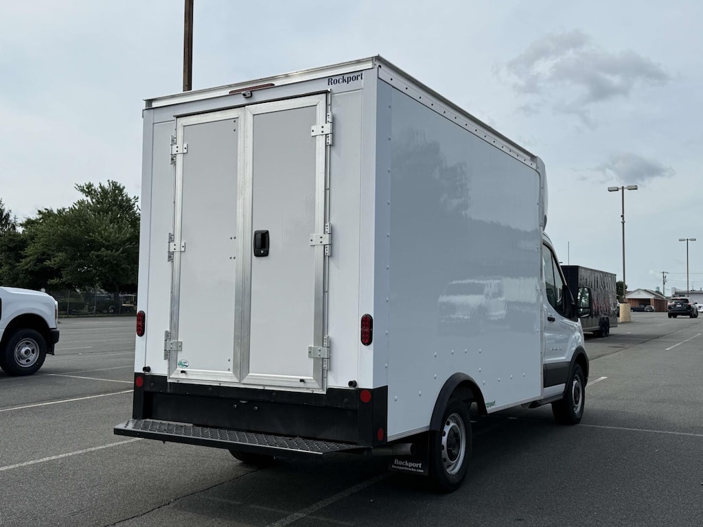 New 2024 Ford Transit-350 Cutaway RWD 10 Box w/ Rear Barn Doors Box