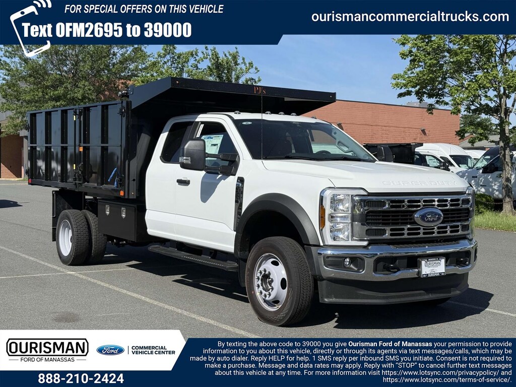 New 2025 Ford F-450 XL Super Cab 4x4 w/ 12 Landscape Dump Landscape