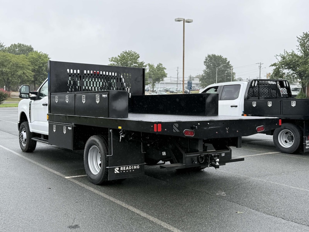 New 2024 Ford F-350 XL Regular Cab 4x4 w/ 12 Contractors Flatbed Flatbed