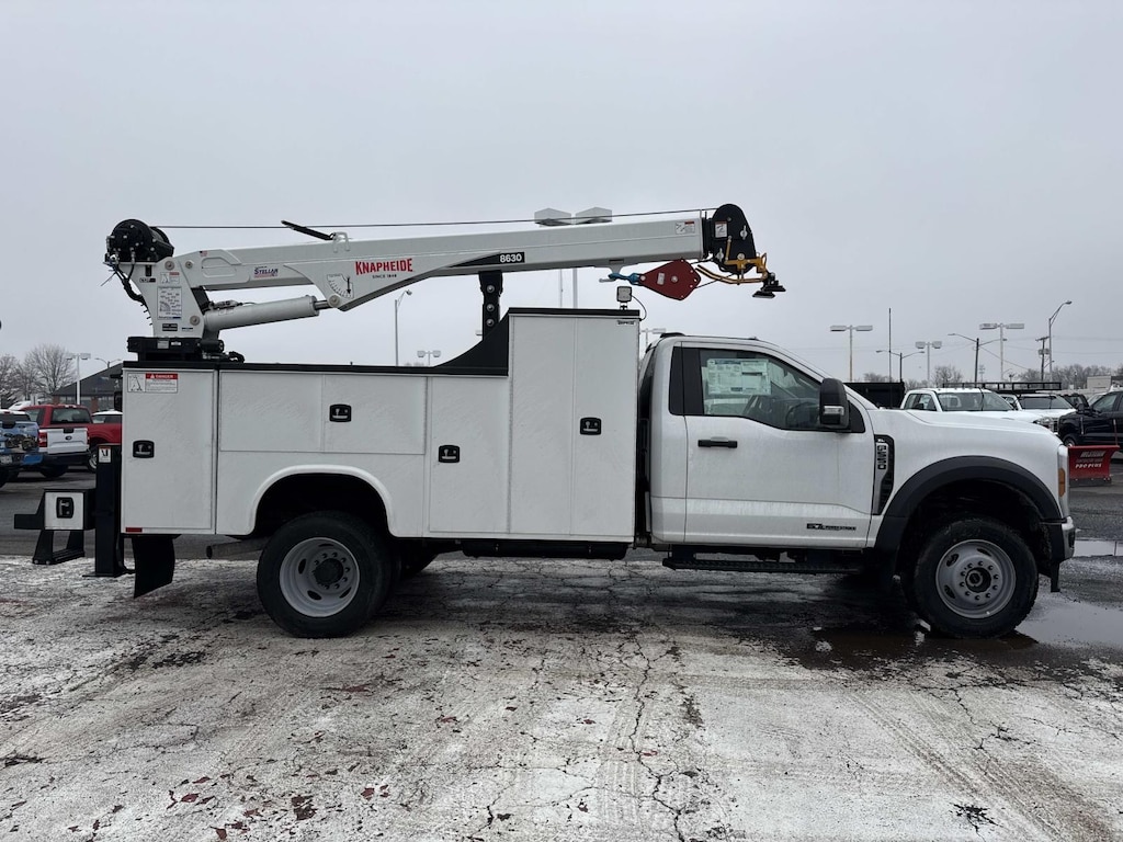 New 2026 Ford F-600 XL Regular Cab 4x4 W/ 11 Crane Body Crane