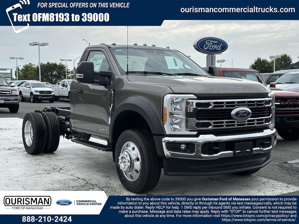 New 2023 Ford F-600 XLT Regular Cab 4x2 60 CA Bare Chassis Regular Cab Chassis-Cab