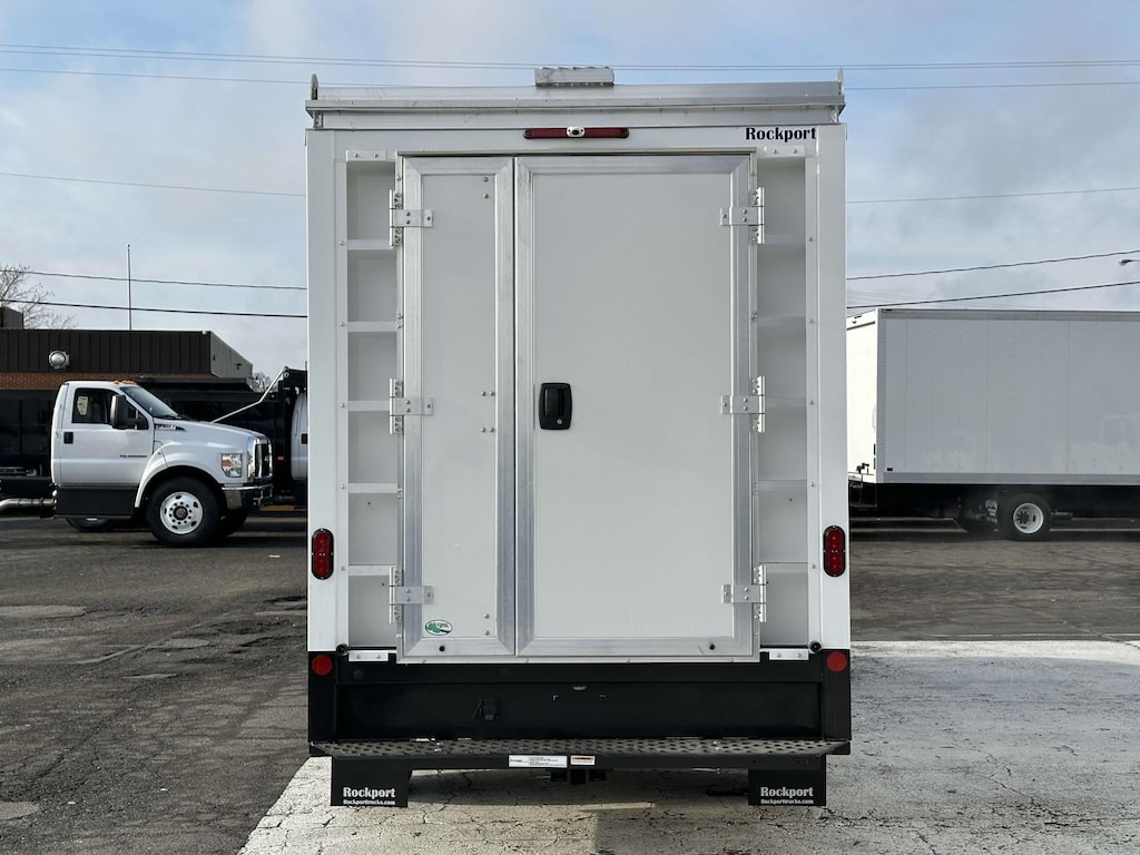 New 2025 Ford E-350 Cutaway SRW w/ 10 Enclosed Service Body Service