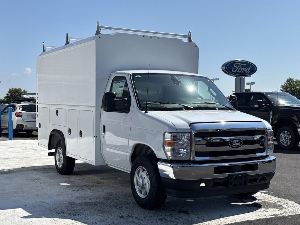 New 2027 Ford E-350 Cutaway 4x2 W/11 Enclosed Service Body Service