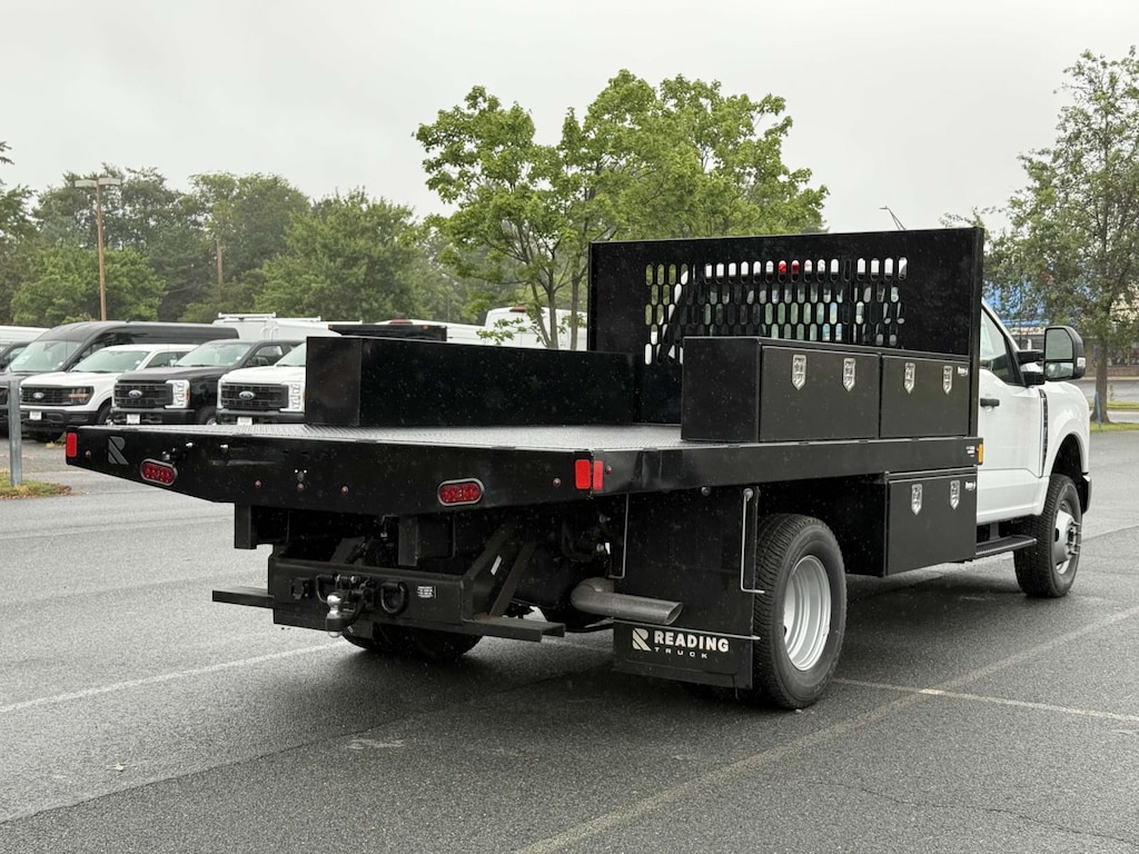 New 2024 Ford F-350 XL Regular Cab 4x4 w/ 12 Contractors Flatbed Flatbed