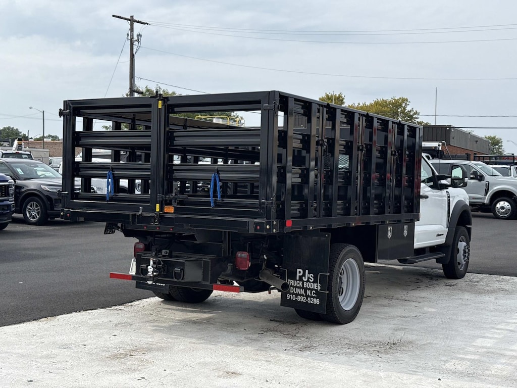 New 2026 Ford F-450 XL Regular Cab 4x4 W/ 12 Stake Body Flatbed
