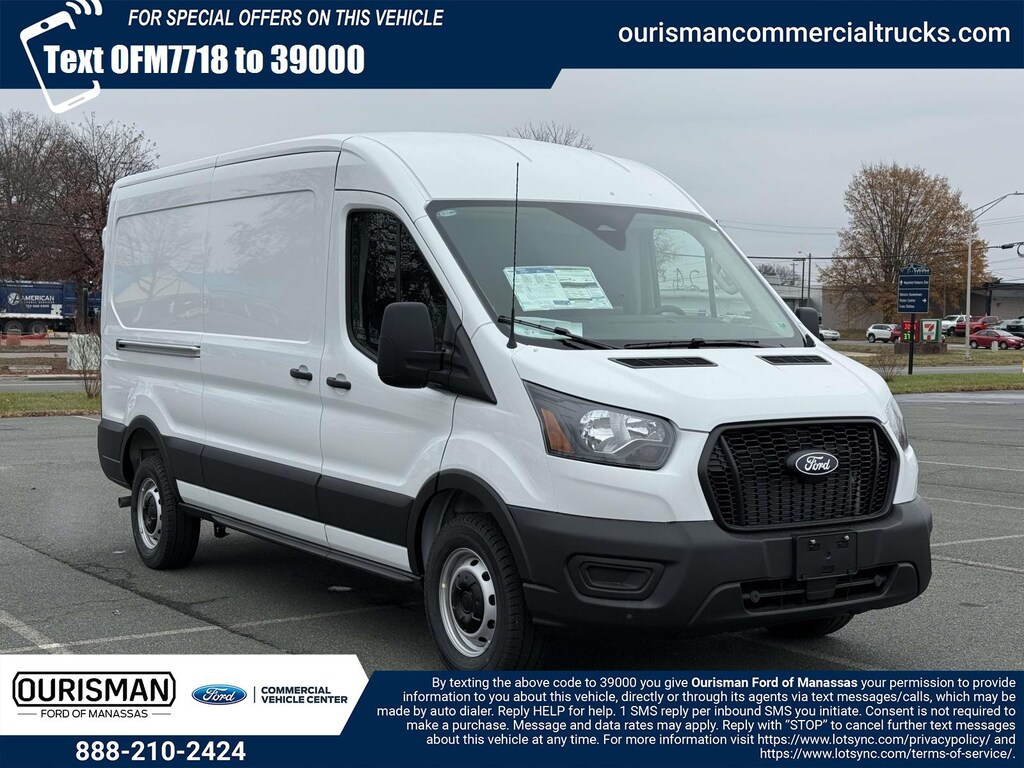 New 2026 Ford Transit -250 RWD Mid Roof Cargo Van 148 WB Van