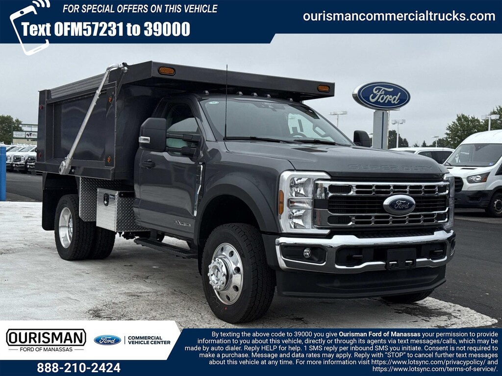 New 2026 Ford F-600 XLT Regular Cab 4x2 W/ 9 SAMCO Dump Dump