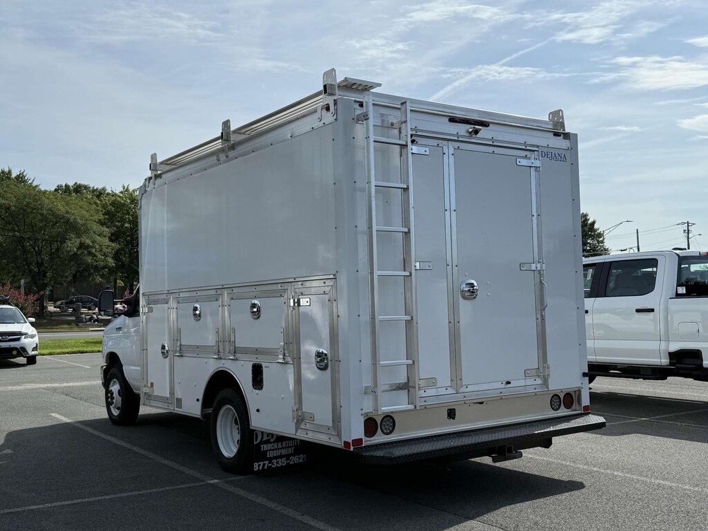 New 2024 Ford E-350 Cutaway 4x2 DRW w/ 12 Enclosed Service Body Service