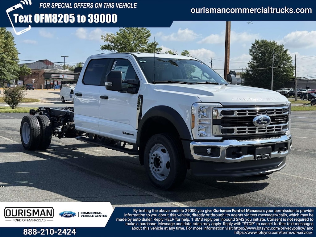 New 2026 Ford F-450 XL Crew Cab 4x2 Bare Chassis 84 CA Crew Cab Chassis-Cab
