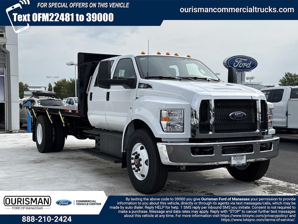 New 2027 Ford F-650 XL Crew Cab 4x2 W/ 16 Flatbed Flatbed