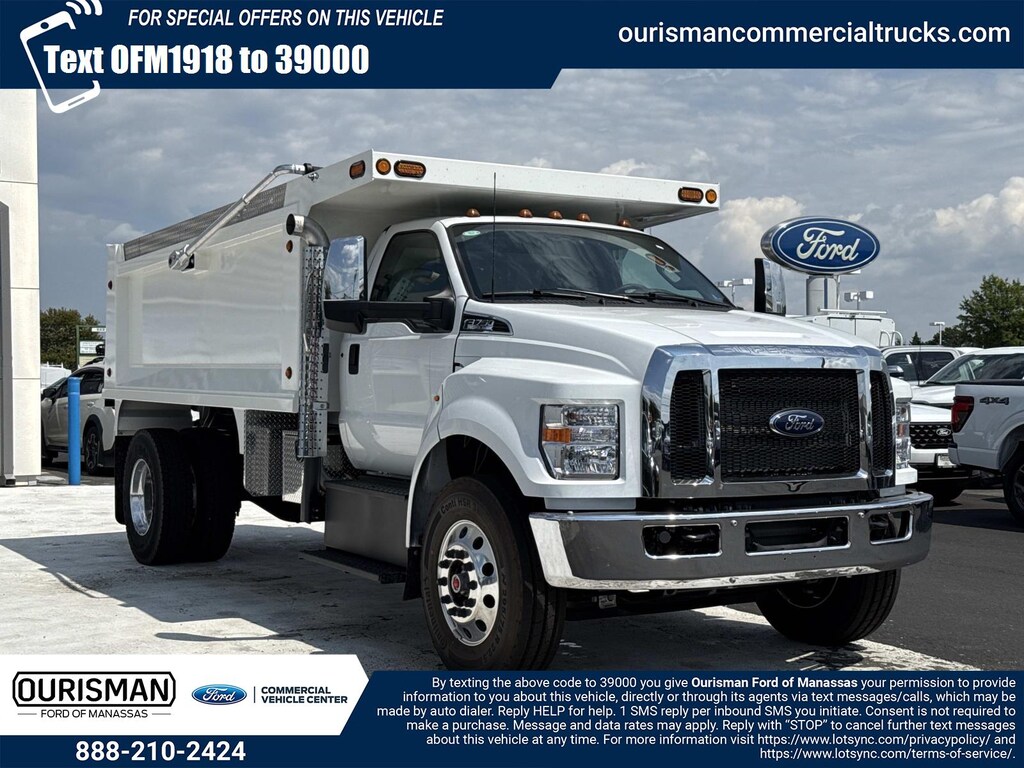 New 2027 Ford F-750 XL Regular Cab 4x2 W/ 13.5 SAMCO Dump Dump