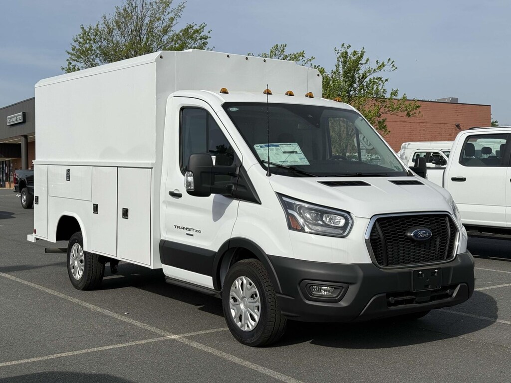 New 2024 Ford Transit-350 Cutaway RWD w/ 11 Enclosed Service Body Service