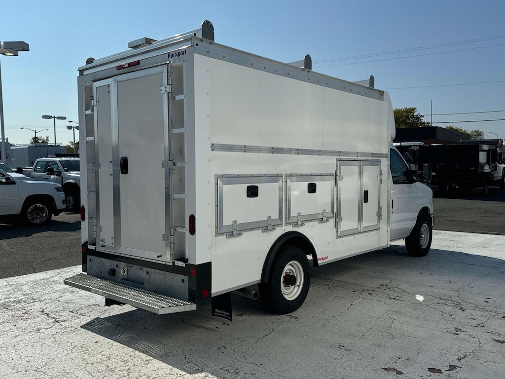 New 2025 Ford E-350 Cutaway SRW w/ 12 Enclosed Service Body Service