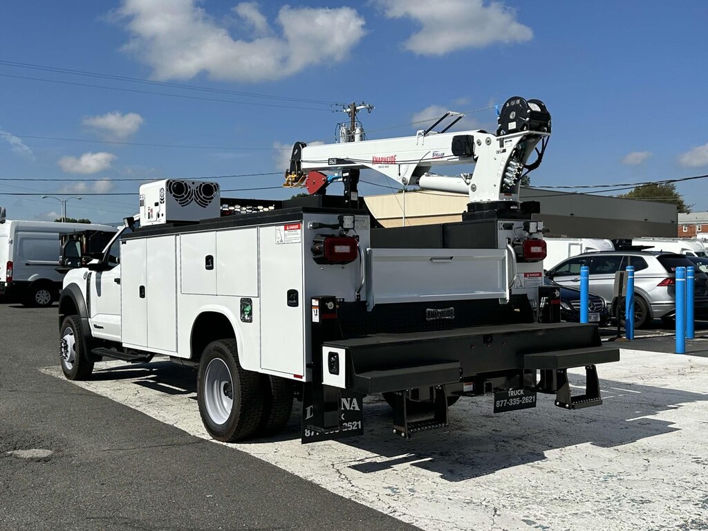 New 2024 Ford F-550 XL Regular Cab 4x4 w/ 11 Mechanics Crane Body Crane