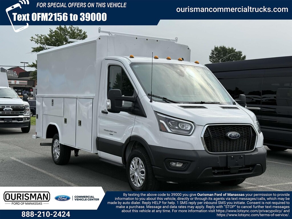 New 2025 Ford Transit-350 Cutaway RWD W/ 11 Enclosed Service Body Service
