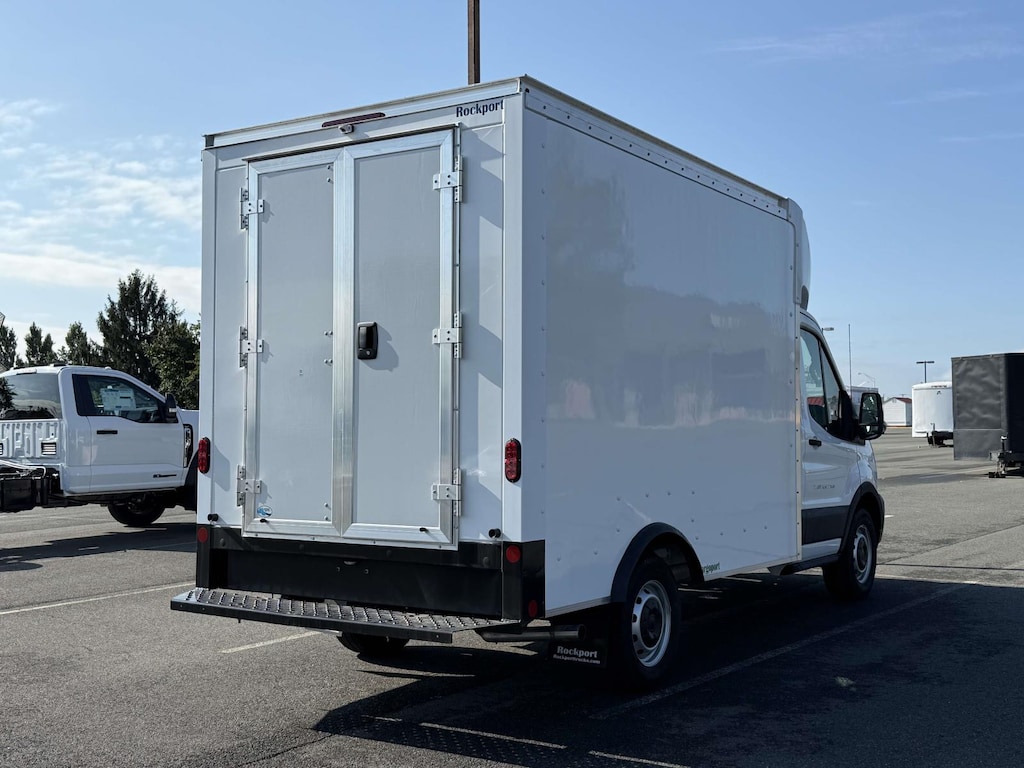New 2024 Ford Transit-350 Cutaway RWD 10 Box w/ Rear Barn Doors Box
