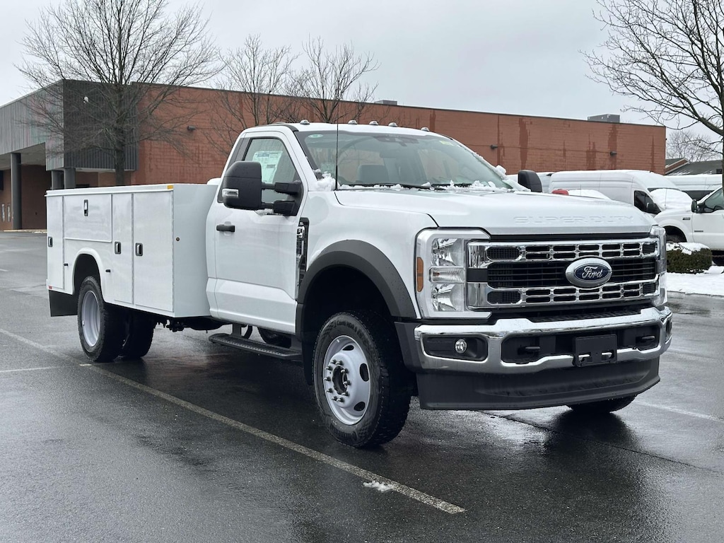 New 2024 Ford F-550 XL Regular Cab 4x4 w/ 11 Knapheide Service Body Regular Cab Chassis-Cab