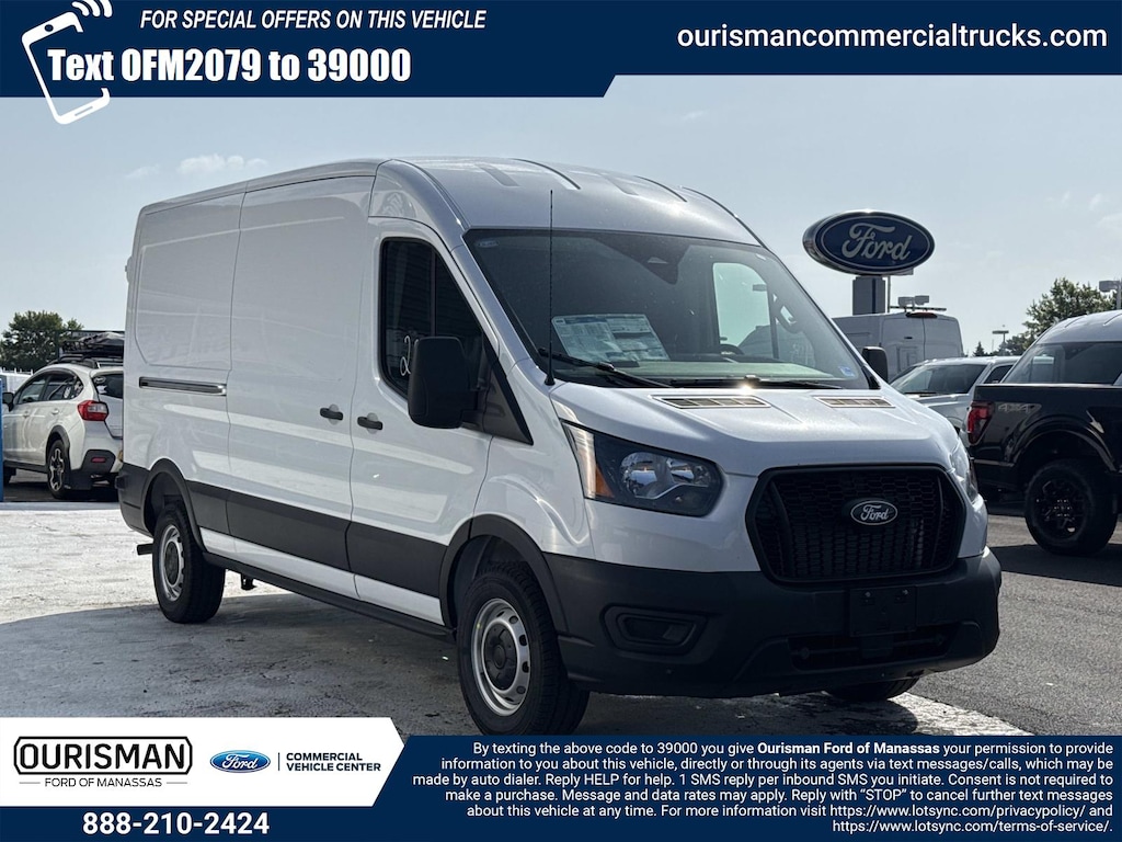 New 2026 Ford Transit -250 RWD Mid Roof Cargo Van 148 WB Van