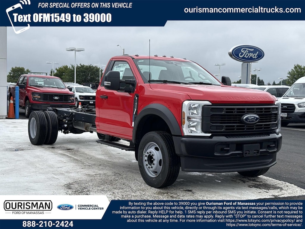 New 2026 Ford F-600 XL Regular Cab 4x2 Bare Chassis 120 CA Regular Cab Chassis-Cab