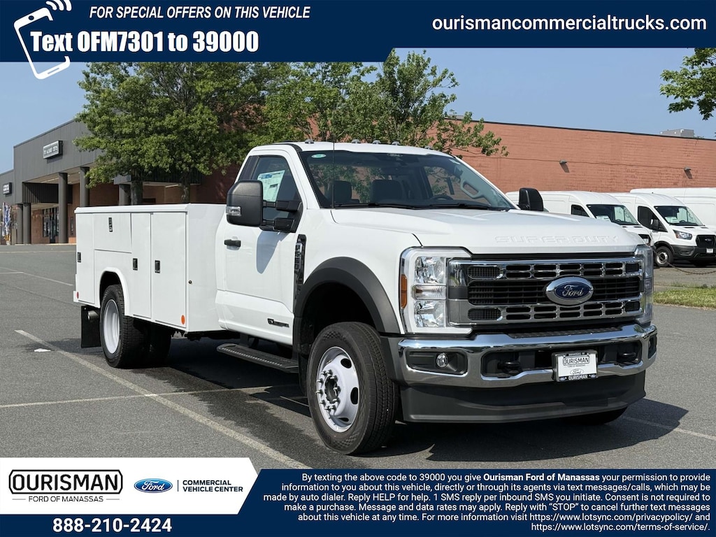 New 2024 Ford F-550 XL Regular Cab 4x4 w/ 11 Service Body Service