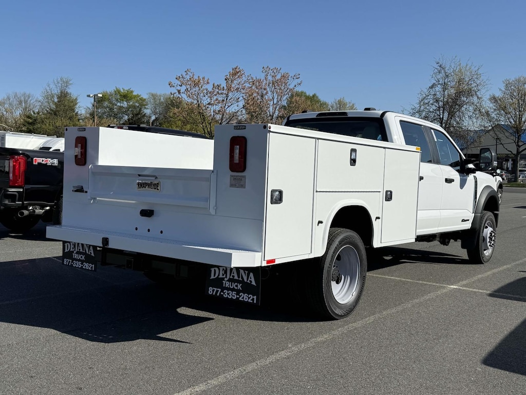 New 2025 Ford F-550 XL Crew Cab 4x4 W/ 9 Knapheide Service Body Service
