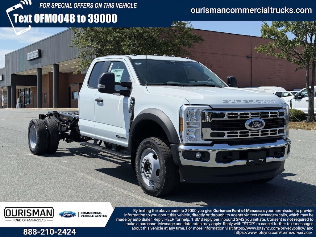 New 2026 Ford F-550 XL Super Cab 4x4 Bare Chassis 84 CA Extended Cab Chassis-Cab