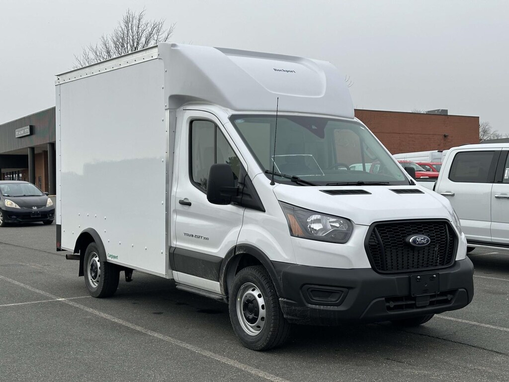 New 2024 Ford Transit-350 Cutaway RWD 10 Box w/ Rear Barn Doors Box