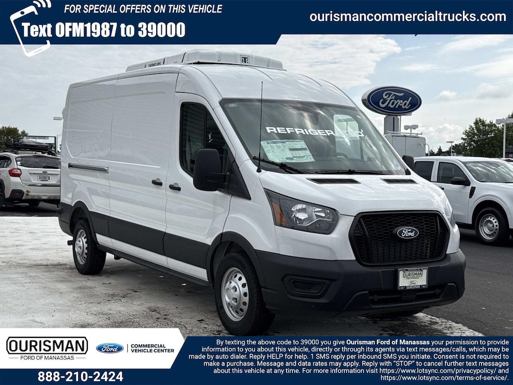New 2026 Ford Transit-350 RWD Mid Roof Refrigerated Cargo Van Van