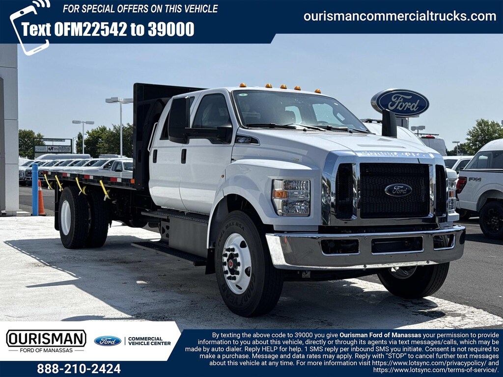 New 2027 Ford F-650 XL Crew Cab 4x2 W/ 16 Flatbed Flatbed