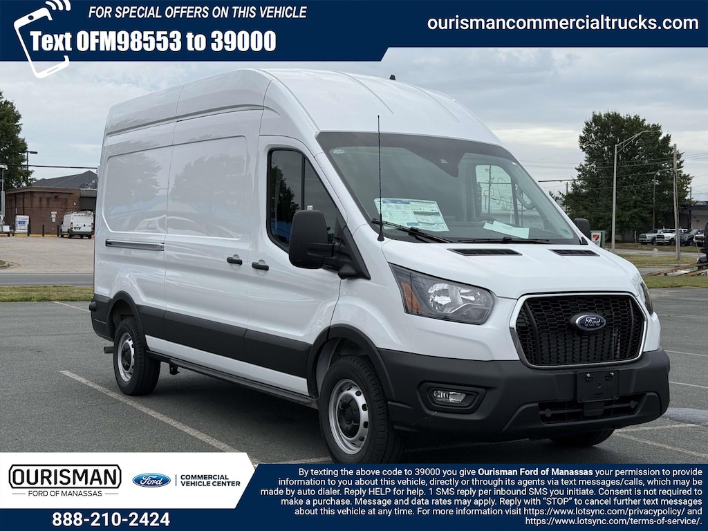 New 2025 Ford Transit-350 RWD High Roof Cargo Van 148 WB Van