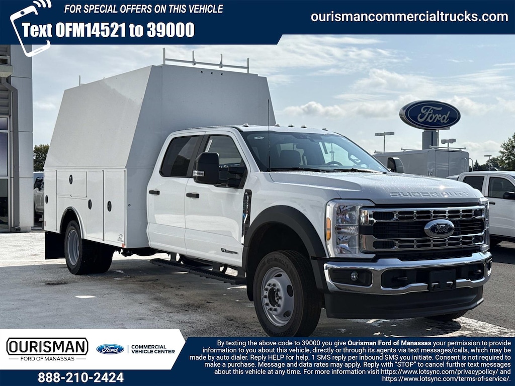 New 2026 Ford F-550 XL Crew Cab 4x4 W/ 11 Enclosed Service Body Service
