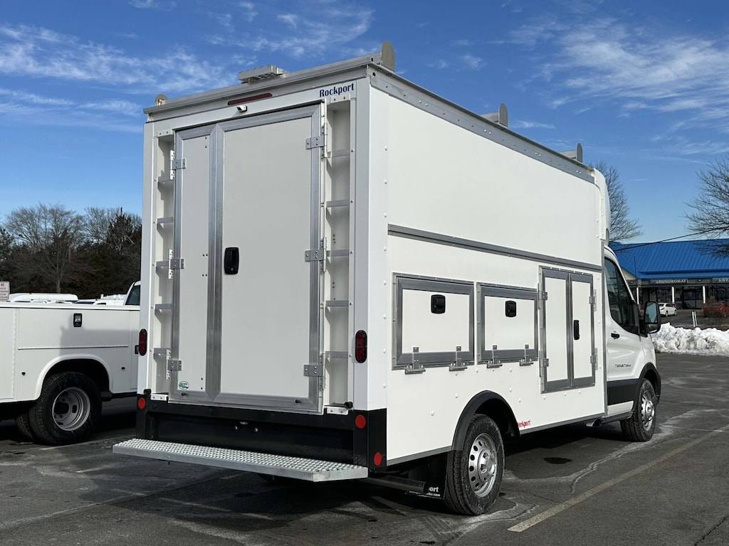 New 2024 Ford Transit-350 Cutaway AWD w/ 12 Enclosed Service Body Service