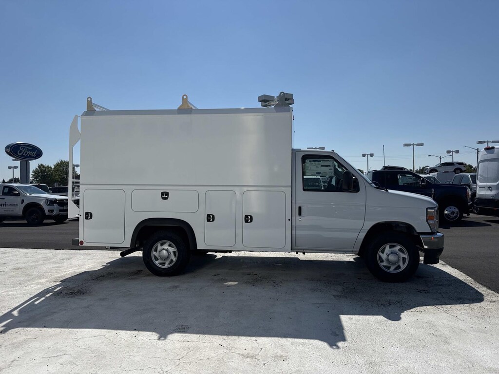 New 2027 Ford E-350 Cutaway 4x2 W/11 Enclosed Service Body Service