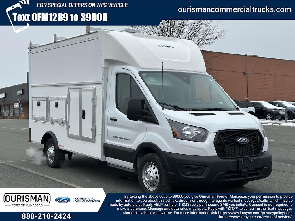 New 2024 Ford Transit-350 Cutaway RWD Cutaway w/ 12 Enclosed Service Body Service