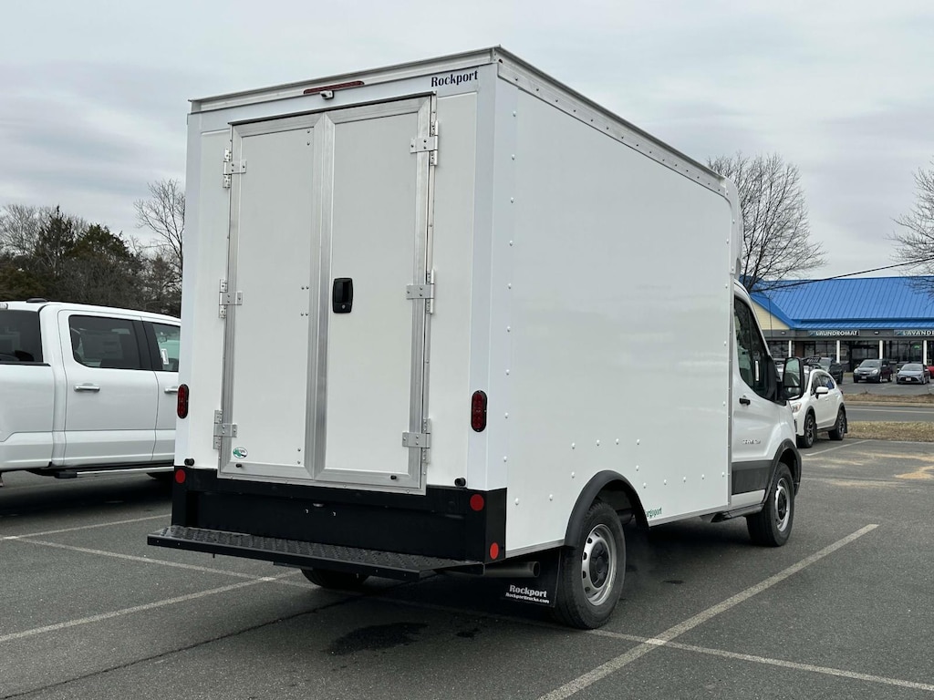 New 2024 Ford Transit-350 Cutaway RWD 10 Box w/ Rear Barn Doors Box